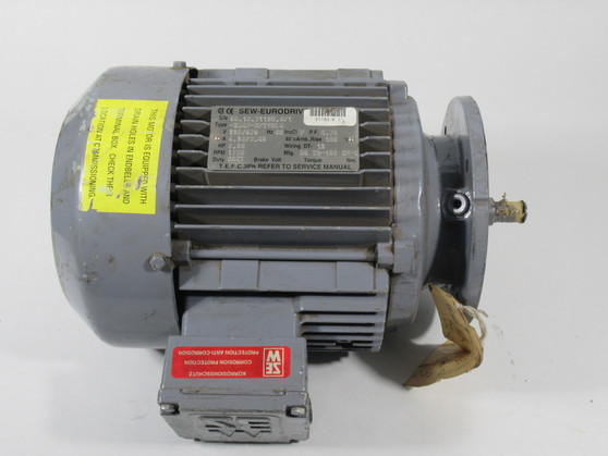 Sew-Eurodrive 2HP 1720RPM 330/575V TEFC 3PH 4.32/2.48A 60Hz SHELF WEAR USED