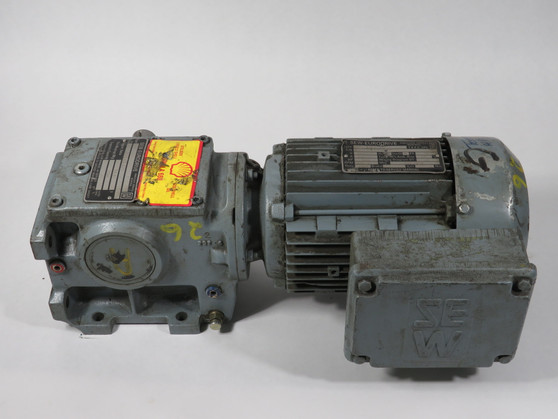 Sew-Eurodrive 34.51:1 0.75HP 1656-49RPM 330/575V TEFC 3Ph 2.09/1.20A 60Hz USED