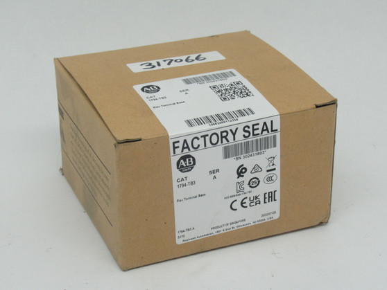 Allen-Bradley 1794-TB3 Flex Terminal Base Ser. A 16I/O *SEALED* NEW