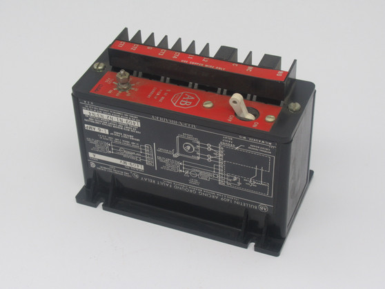 Allen-Bradley 1409-MV Arcing Ground Fault Relay Ser. A 120V 60Hz 1-6A USED