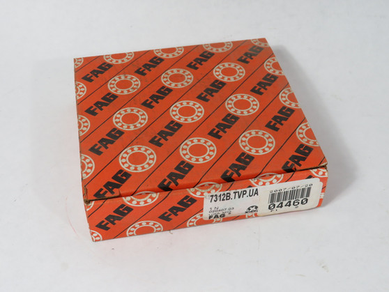 FAG 7312-B-TVP-UA Angular Contact Bearing 60mm ID 130mm OD 31mm W NEW