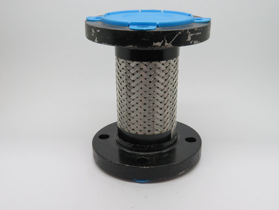 Flex-Pression FP-SS2B-48-0090-F Flex Hose 9" Length 3” Flanges SHELF WEAR NOP