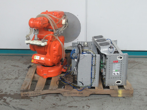 ABB IRB-140-M2004 Industrial Robot Assembly C/W IRC5-M2004 Control Module USED