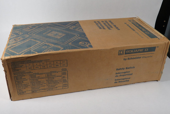 Square D CH363AWK Safety Switch 100A 600V 50/60HZ SEALED BOX DMG NEW