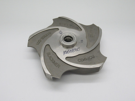Blackmer 817305-D01 5-Vane Impeller 1x1.5-8 CD4MCU Stainless Steel Casting NOP