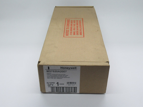 Honeywell MS7520A2007 Direct Coupled Actuator Spring Return 24VAC SEALED NEW