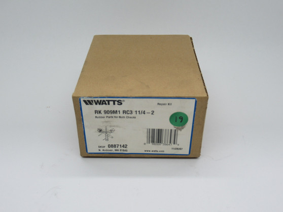 Watts RK909M1-RC3-1-1/4-2 Rubber Parts Repair Kit For First & Second Check NEW