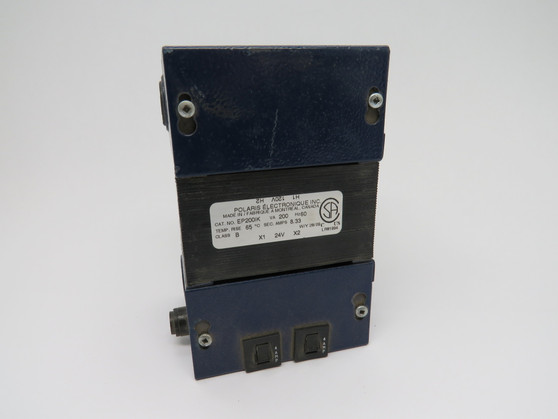 Polaris Electronique EP200IK Fused Transformer 200VA Pri 120V Sec 24V 4A USED