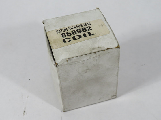 Eaton Vickers 868982 Valve Coil .69/.85A 120/110V 60/50Hz BOX DAMAGE NEW