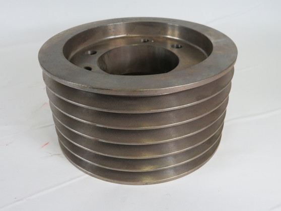 Generic 6/5V85-E Sheave 7/8 – 3-1/2” E Bushing 6-Groove 8-1/2" OD 5V Belt USED