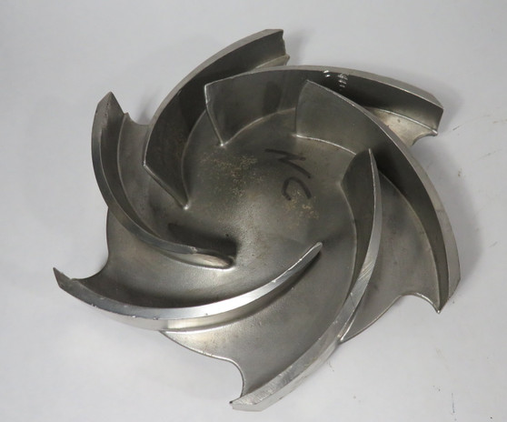Goulds C00262A02 58434 6-Vane Impeller 3x4-10H CF8M RUST/SHELF WEAR USED