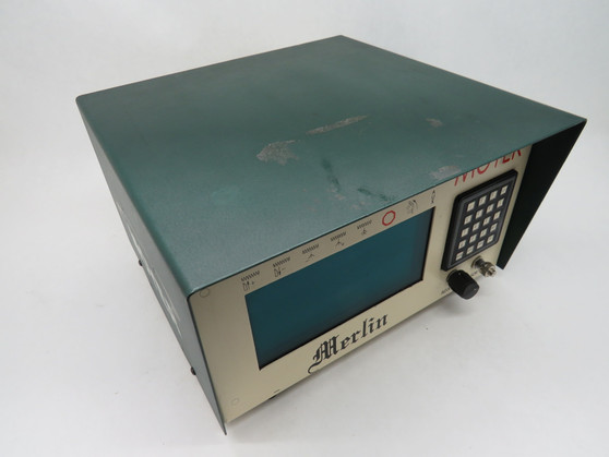 Moyer Merlin Freelength Gage 90-265V 0.5-6A 5.7" Display MISSING HARDWARE USED