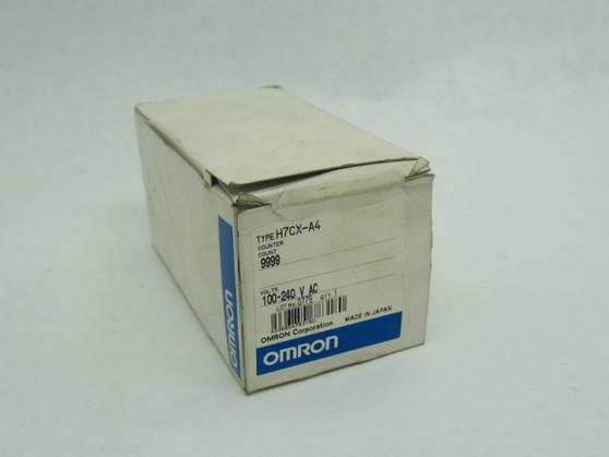 Omron H7CX-A4 4-Digit Multifunction Preset Counter 120-240V SHELF WEAR NEW