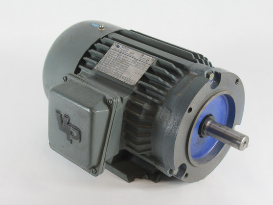 VP Motors 1.5HP 1760RPM 575V 145JM TEFC 3Ph 1.7A 60Hz C/W Key BROKEN FOOT USED