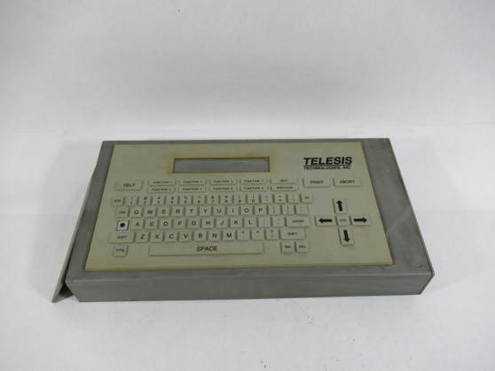 Telesis TMC400/1700 LCD Controller Key Board *Damage to Case* AS IS
