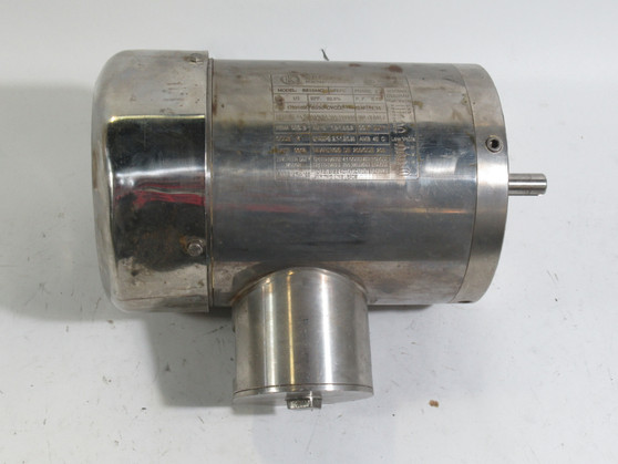 Kel-Tech 1/2HP 1760/1455RPM 208-230/460V 56C TEFC 3ph 1.8-1.6/0.8A USED