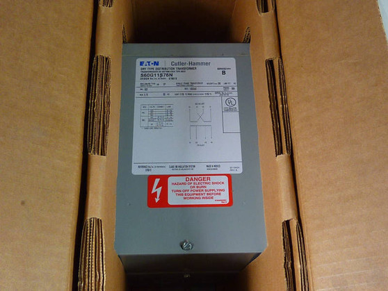 Cutler Hammer Dry Distribution Transformer S60G11576N