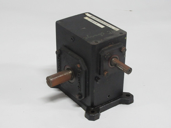 Grove Gear Flexaline SP.TM1262-2 Gear Reducer 7.5:1 Ratio 4.285HP Input USED