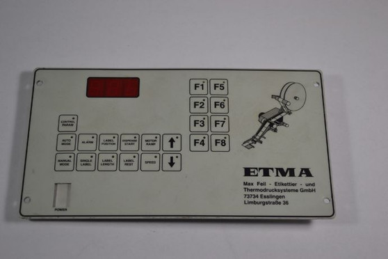 Etma P837L Operator Panel PC Board  USED