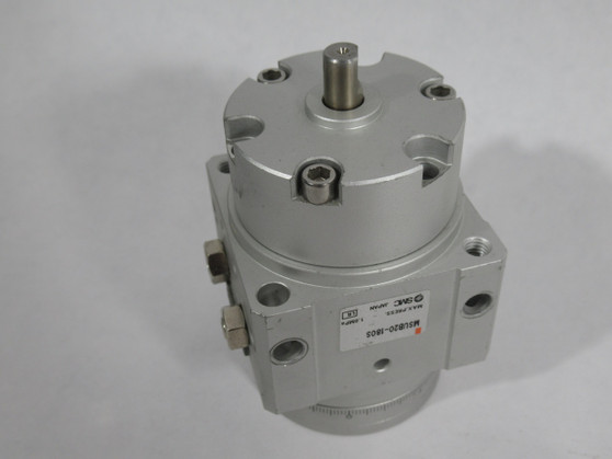SMC MSUB20-180S Vane Rotary Table Size 20 0-180DEG 1mPa 2.8Nm USED