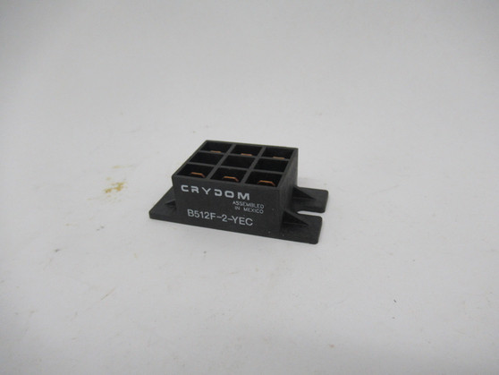 Crydom B512F-2-YEC SCR Diode Power Module 25ADC 240VAC 600PV NOP