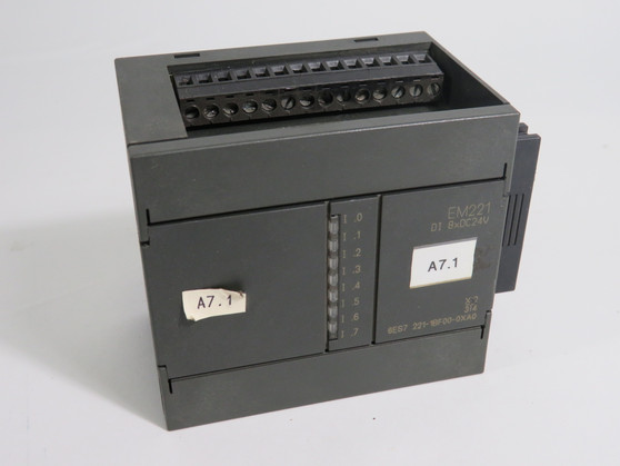 Siemens 6ES7221-1BF00-0XA0 Input Module 24VDC USED