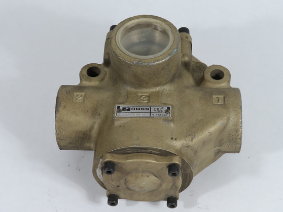 Ross 2773B6001 3/2 Inline Poppet Valve Body 1-10 bar 1" *No Coil* USED