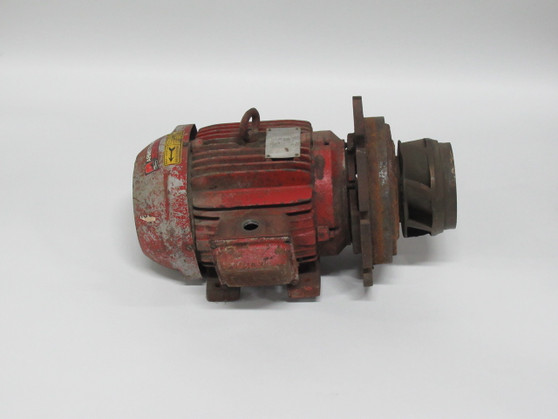 Weg 5HP 1740RPM 575V TEFC 3PH 5.6A 60Hz USED