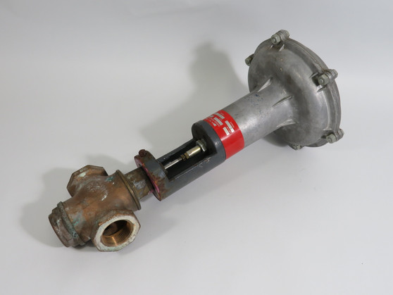 Powers 591-6630 Pneumatic Flowrite Valve NPT 1-1/4" 3 Way USED