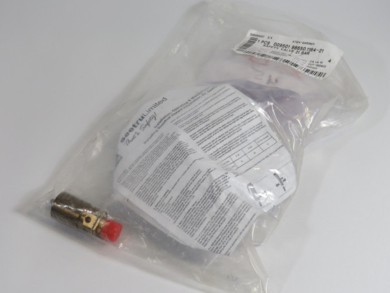Seetra 220263 Safety Valve 21 bar 11/16 8mm2 G-0.546 DN 3.2 ! NOP !