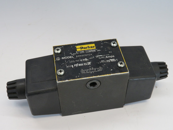Parker D3W1CNYC4-32 Directional Valve 3000 psi 120V 60Hz 0.72A SHELF WEAR USED