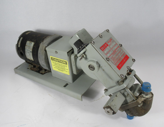 BIF 1711-12-9316 Metering Propsuperb Pump C/W GE Motor 1/3HP SHELF WEAR USED