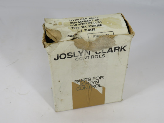 Joslyn Clark KTM31-15 Overload Relay for TM Starter 00,0 & 1 Size SHELF WEAR NEW