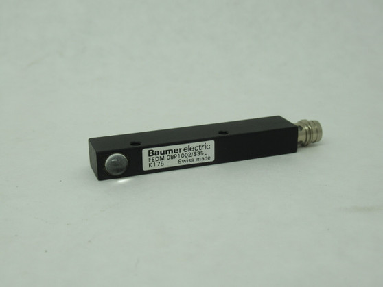 Baumer FEDM08P1002/S35L Through Beam Sensor Receiver 10-30VDC 100mA 2.5m NOP