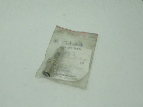 Baumer FZAM-18P1120/S14 Photoelectric Sensor 10-30VDC PNP NWB