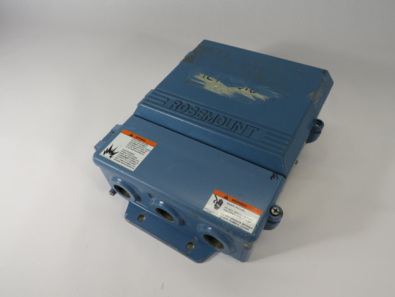 Rosemount 8712CR12M4N6 Magnetic Flow Transmitter 115VAC 50/60Hz SHELF WEAR USED
