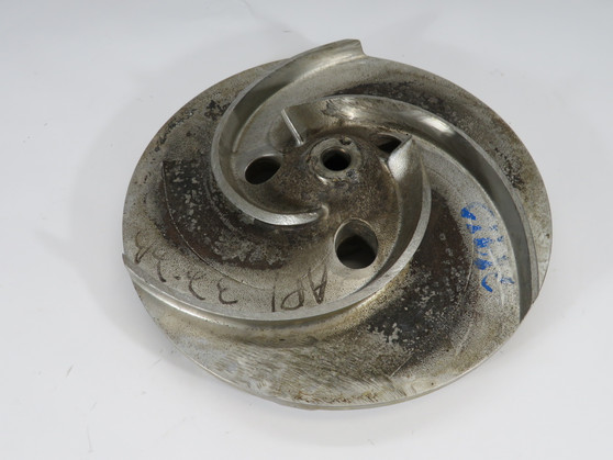Generic 3-Vane Pump Impeller 11.375"OD 1.58"LID .64"UID SHELF WEAR USED