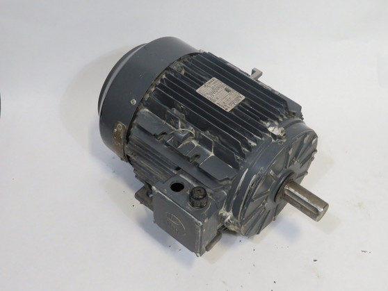 TechTop 10HP 7.5kW 3520rpm 575V 132S TEFC 3Ph 9.07FLA 60Hz CUT ENCLOSURE USED