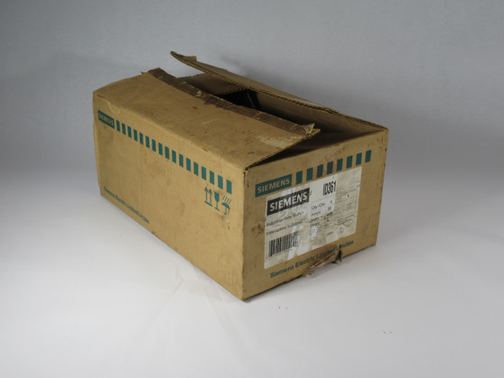 Siemens ID361 Fusible Disconnect Switch 30A 600V 3-Pole SHELF WEAR NEW