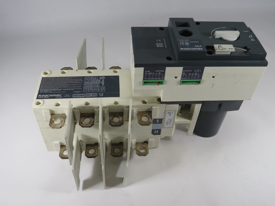 Socomec 97234020 ATyS Transfer Switch 200A 4-Pole ADJUSTED USED