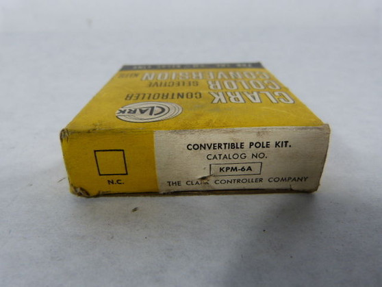 Clark KPM-6A Convertible Pole Kit for Relay MISSING SCREW/BOX DAMAGE NEW