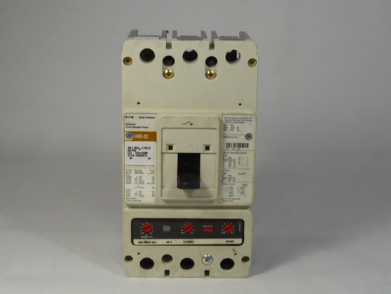 Cutler Hammer HKDDC3400 HKD-DC Circuit Breaker 400A 3Pole 600V USED