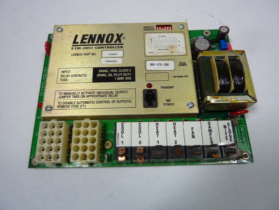 Lennox ETM-2051 Thermostat Module Controller  USED
