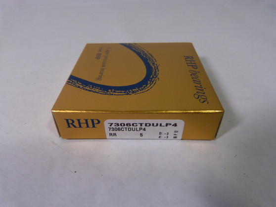 RHP 7306CTDULP4 Precision Angular Contact Bearing *Sealed* NEW