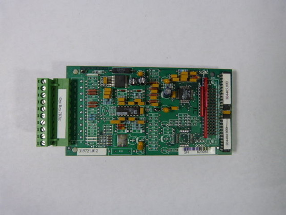 Unico 315721.012 Control Board Feedback Module  USED