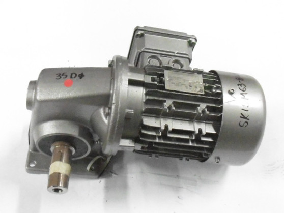 Nord 1.00HP 1750RPM 332/575V 80 TEFC 3Ph C/W Gear Reducer 25:1 Ratio  USED