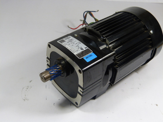 Bodine .5Hp 85RPM 575V TEFC 3Ph 0.7A 60Hz 20:1 Ratio 167lb-in  NOP