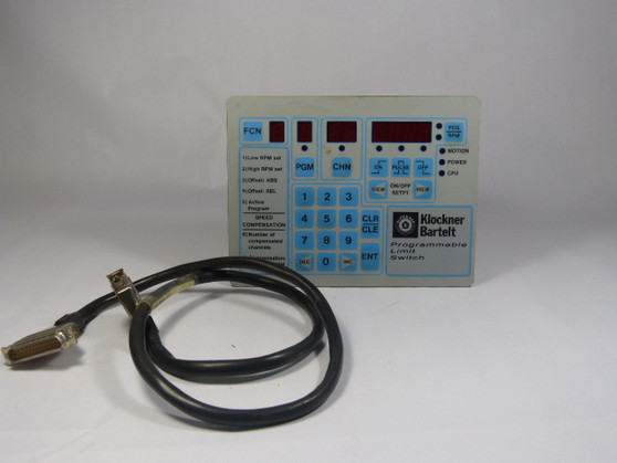 Klockner Bartelt 500081 Programmable Interface Switch  USED