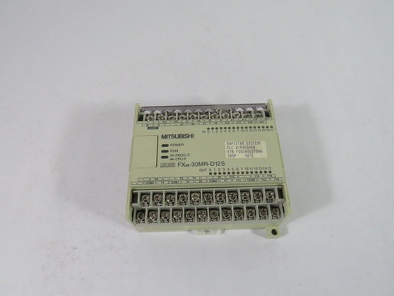 Mitsubishi Electric FX0S-30MR-D12S Programmable Controller 12VDC 8W  USED