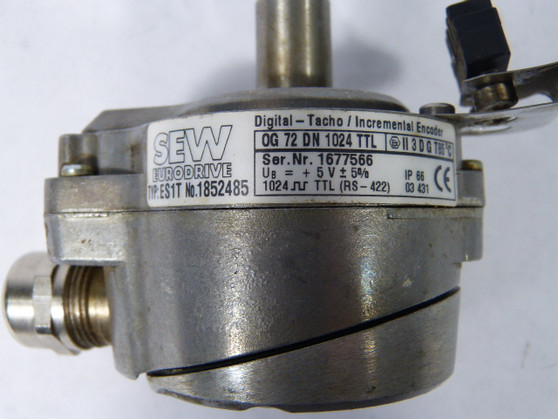 Sew-Eurodrive OG-72-DN-1024-TTL Digital-Tacho Incremental Encoder 5V USED